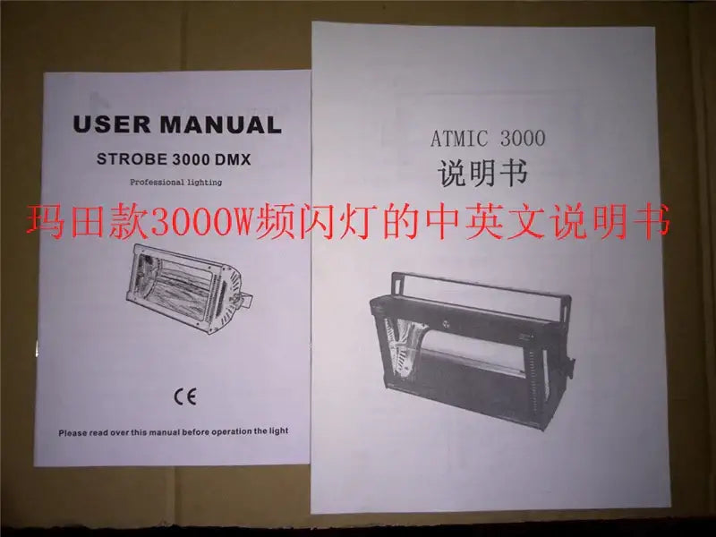Industrial black 3000w strobe light stage flash for event venue