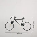 Industrial black bicycle pendant light living room exposed bulb fixture