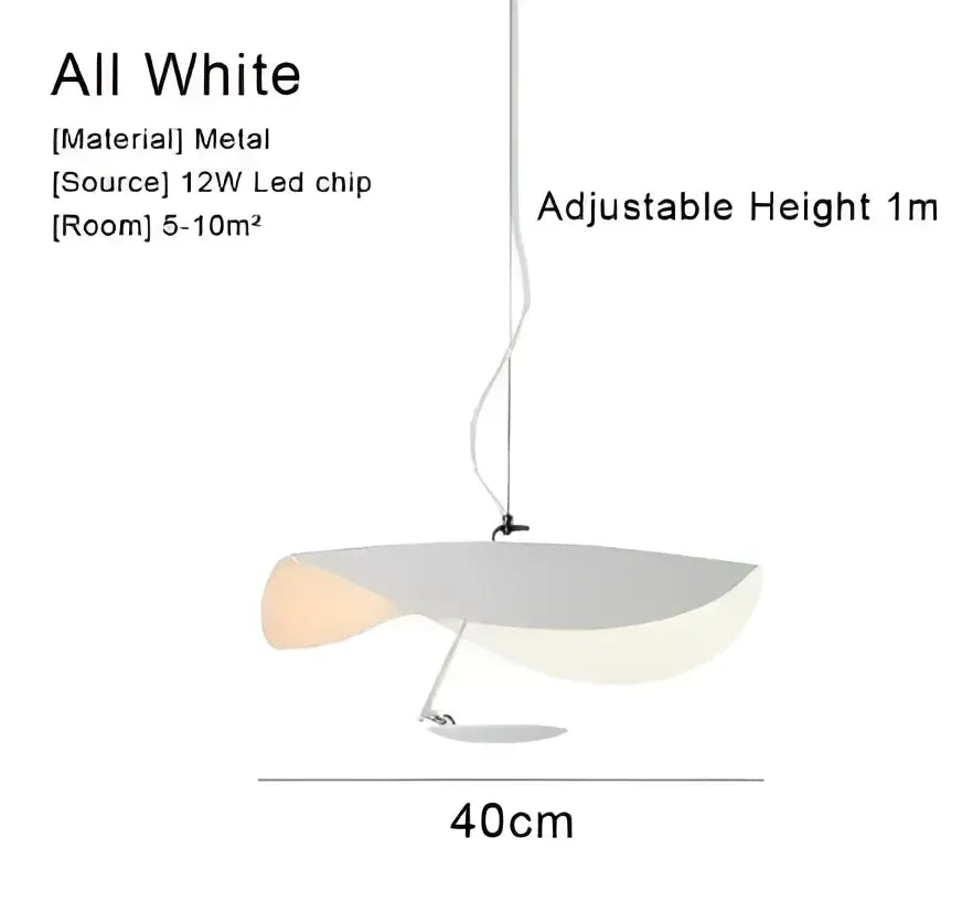 Industrial black & gold lotus leaf pendant light dining room