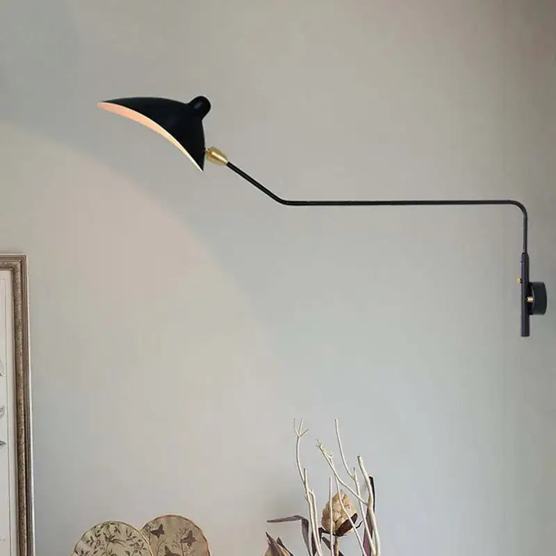 Industrial black metal floor lamp living room three light tripod