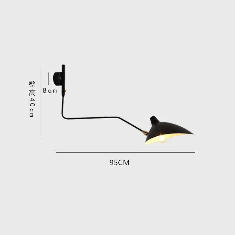 Industrial black metal floor lamp living room three light tripod