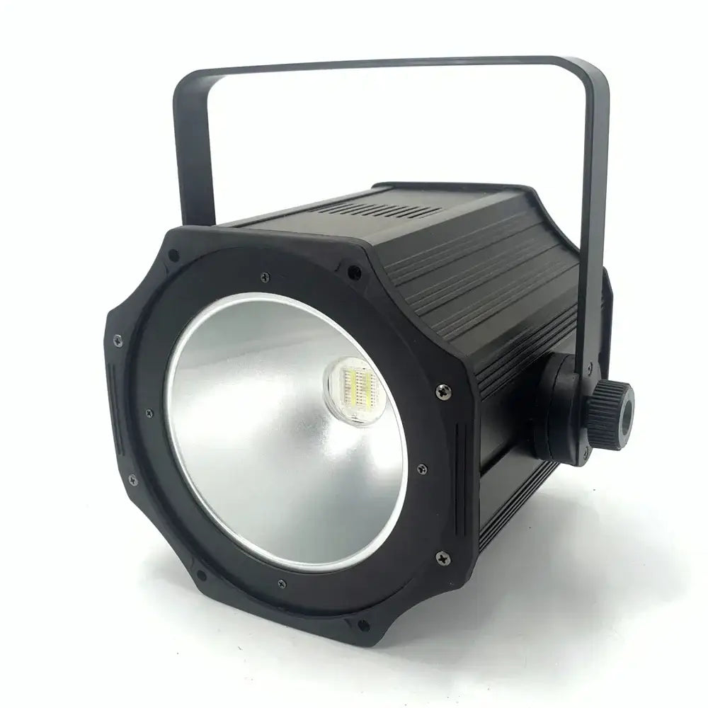 Industrial black metal stage lighting with barn doors stage effect
