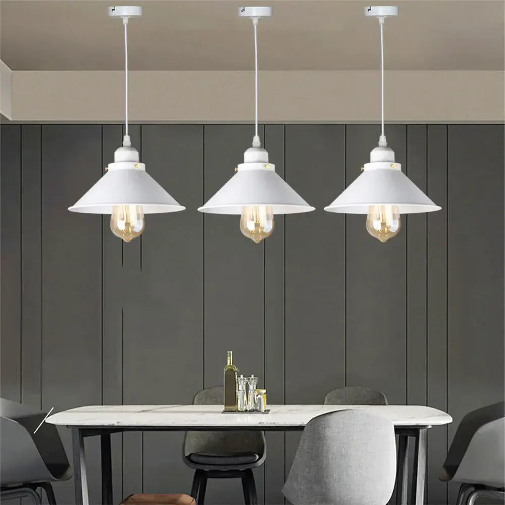 Industrial black pendant light with edison bulb for kitchen