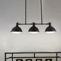 Industrial black & white metal ceiling lamp kitchen pendant light