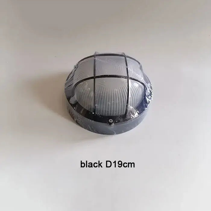 Industrial bronze metal cage outdoor ceiling lamp yard light