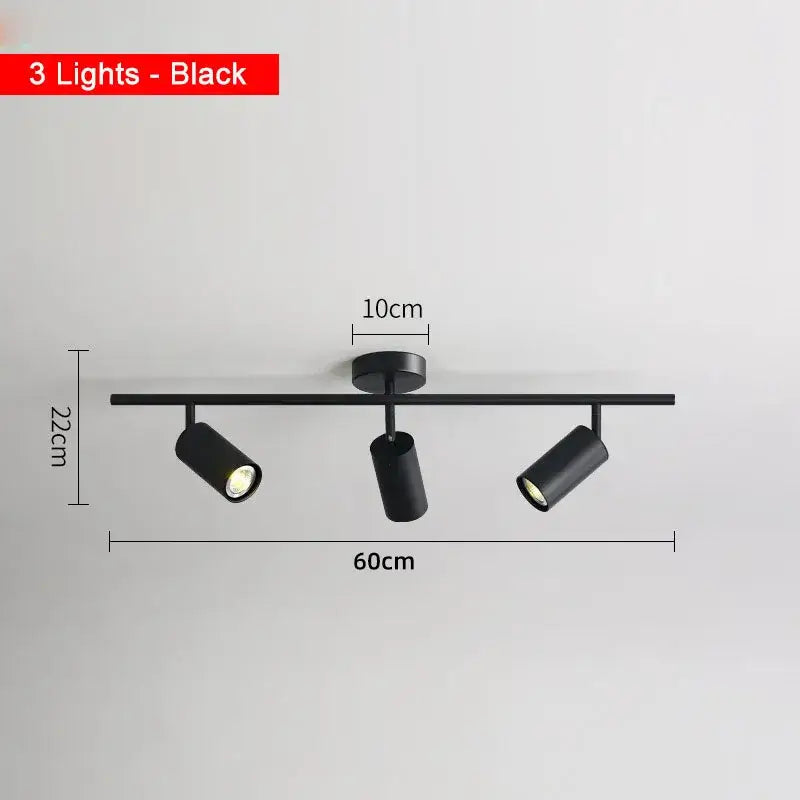 Industrial brushed brass 3 light ceiling light for living room