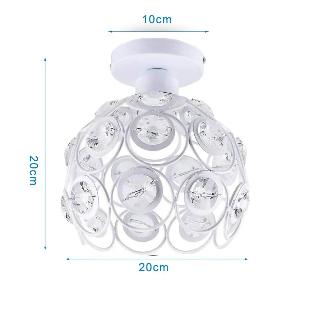 Industrial e27 ceiling lamp modern geometric white light living room