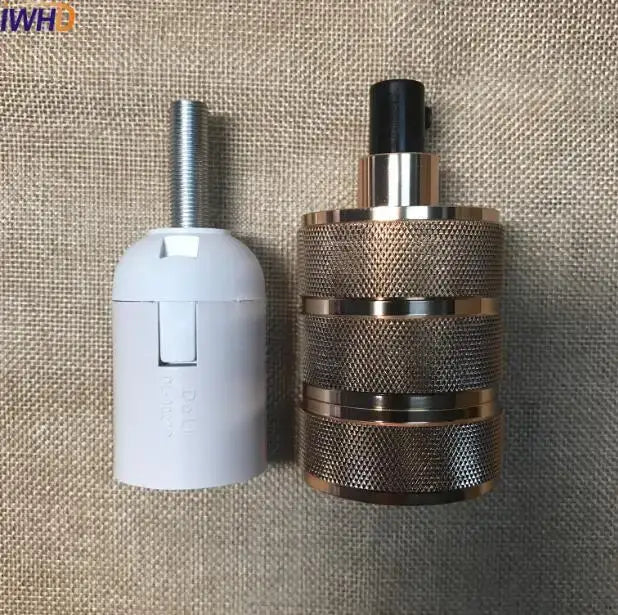 Industrial e27 socket lamp holder – kitchen metallic light base