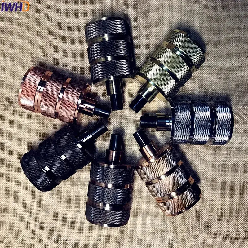 Industrial e27 socket lamp holder – kitchen metallic light base