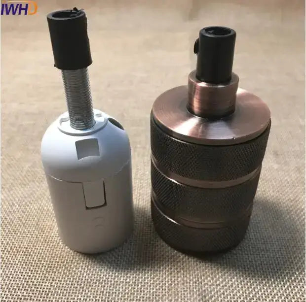 Industrial e27 socket lamp holder – kitchen metallic light base