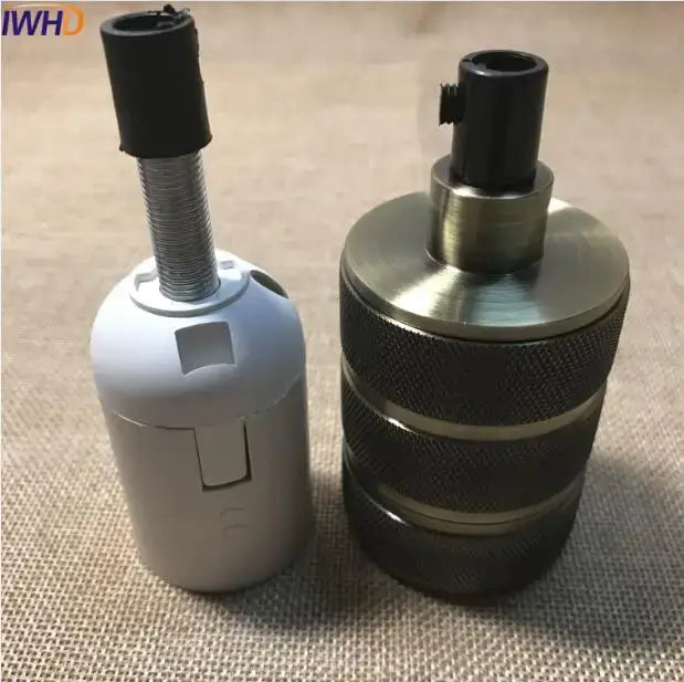 Industrial e27 socket lamp holder – kitchen metallic light base
