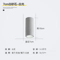 Industrial gray & white concrete ceiling light for kitchen 3 pack