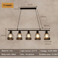 Industrial loft chandelier black mesh pendant light for dining room