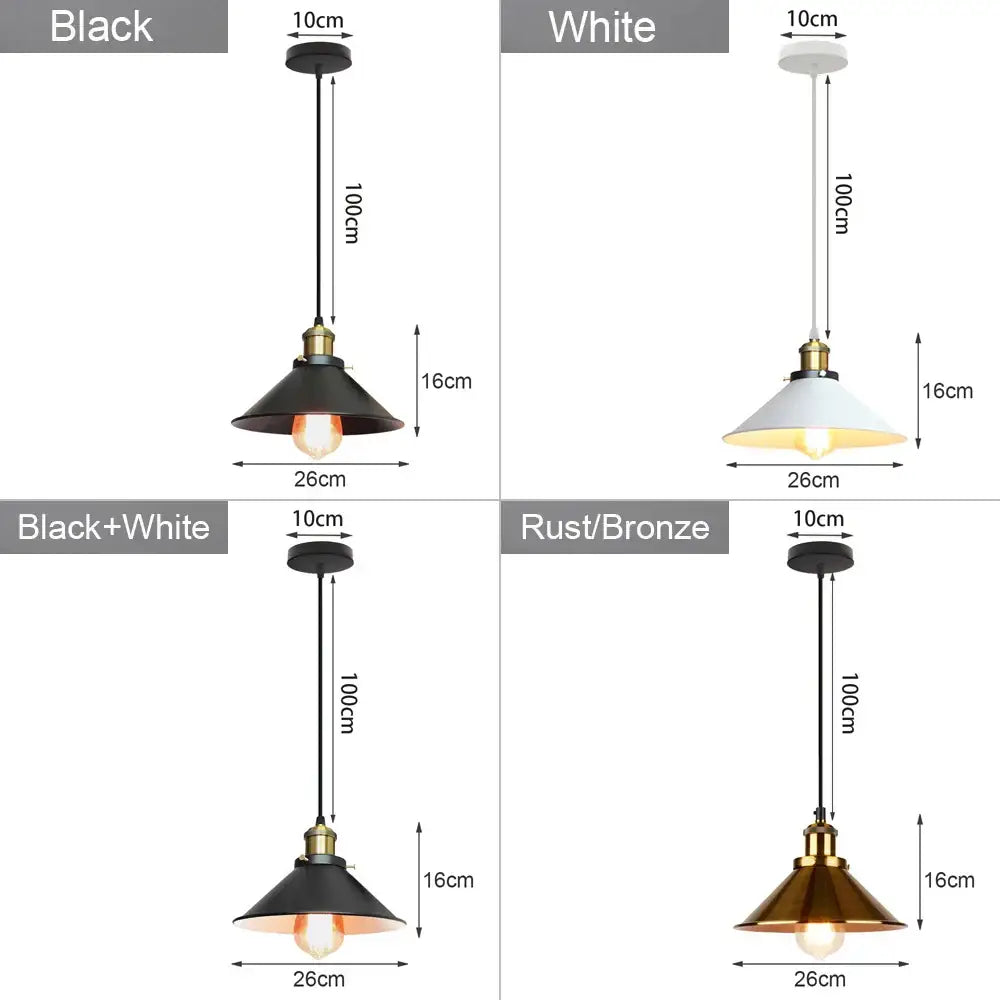 Industrial loft chandelier pendant light black & brass dining room