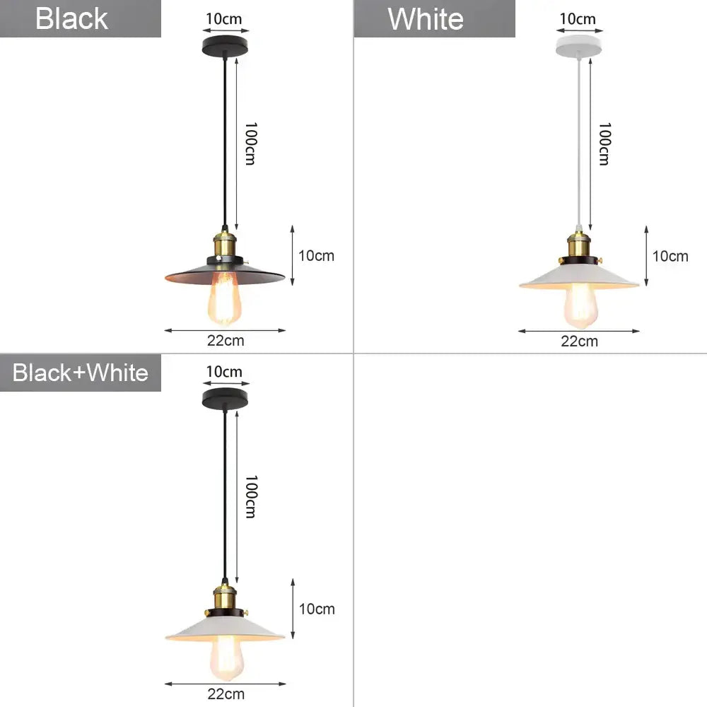 Industrial loft chandelier pendant light black & brass dining room