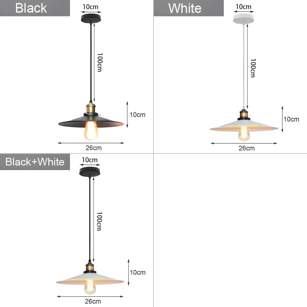 Industrial loft chandelier pendant light black & brass dining room