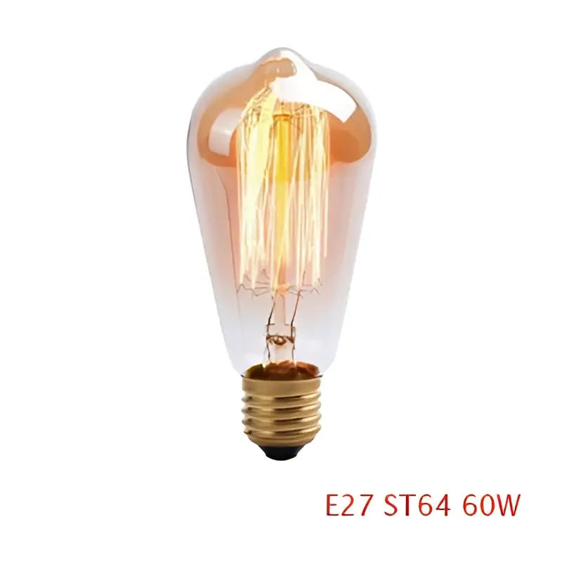 Industrial loft led cage wall light sconce bedroom brass glass lamp