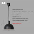 Industrial matte black electric food heat preservation lamp kitchen