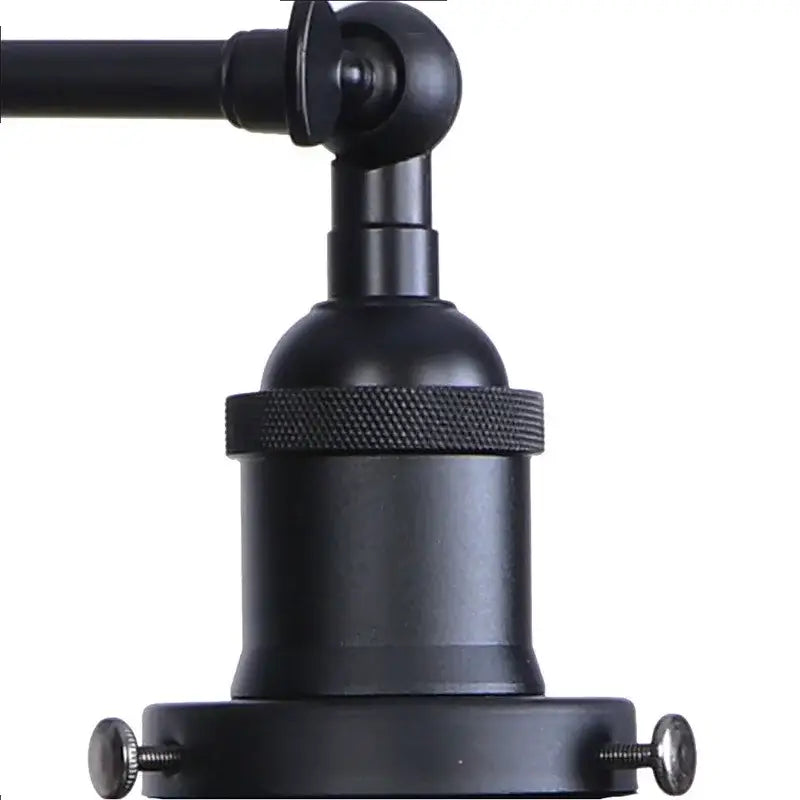 Industrial vintage black led wall lamp bathroom glass sconce