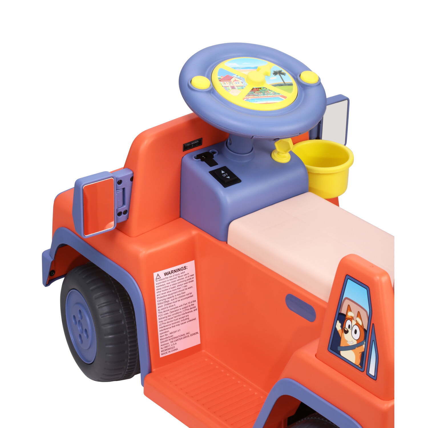 Interactive Electric Car for Toddlers - Fun 6V Ride-On Toy with Sounds for Kids Ages 1 and Up
