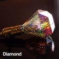 Iridescent 3d led fireworks decor bulb living room ambient light