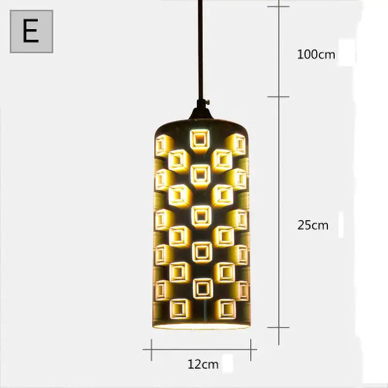 Iridescent starburst glass pendant lights living room decor