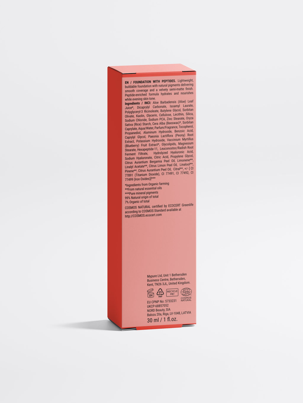 Foundation with Peptides,  25 Medium Warm