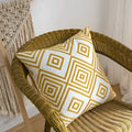 Japanese floral cotton linen embroidery pillowcase bedroom decor
