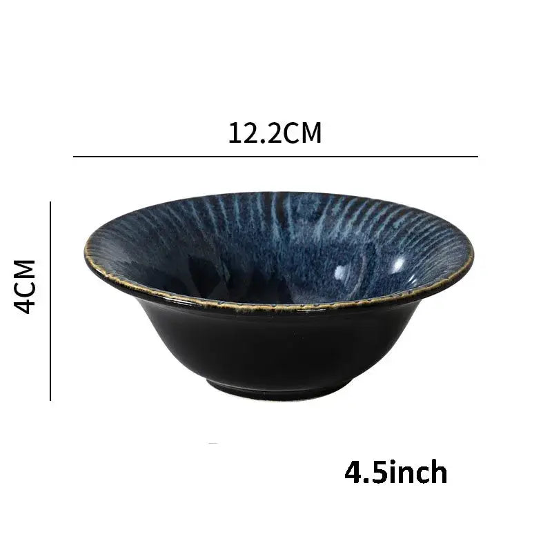 Japanese green textured ceramic dinnerware set dining room bowl