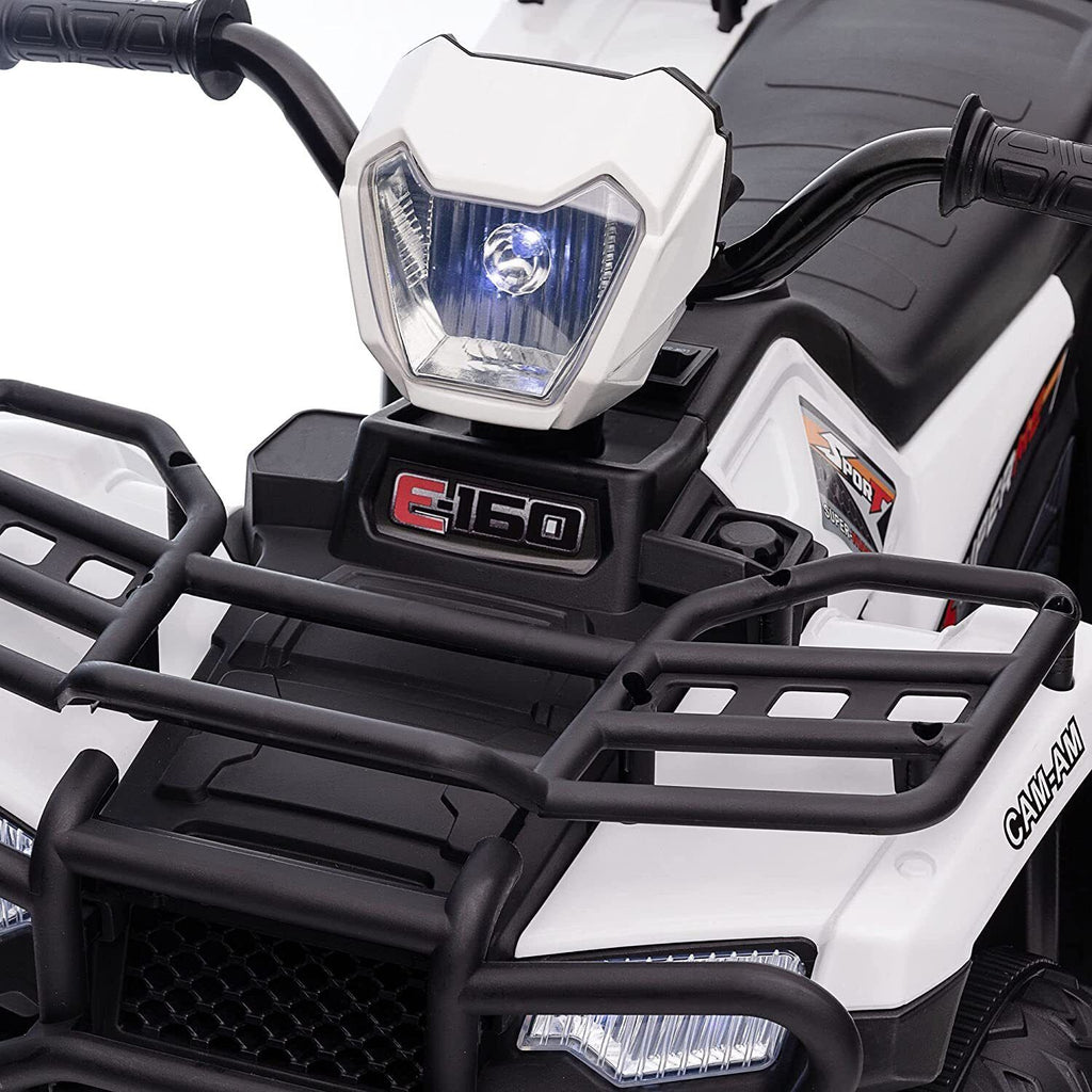 Jeep 24V/12V Kids Electric Ride-On Car with Remote Control, 3 Speeds, and LED Lights
