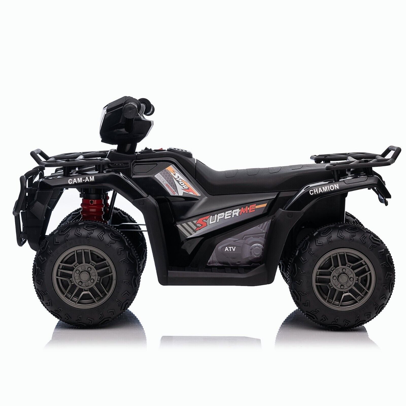 Jeep 24V/12V Kids Electric Ride-On Car with Remote Control, 3 Speeds, and LED Lights