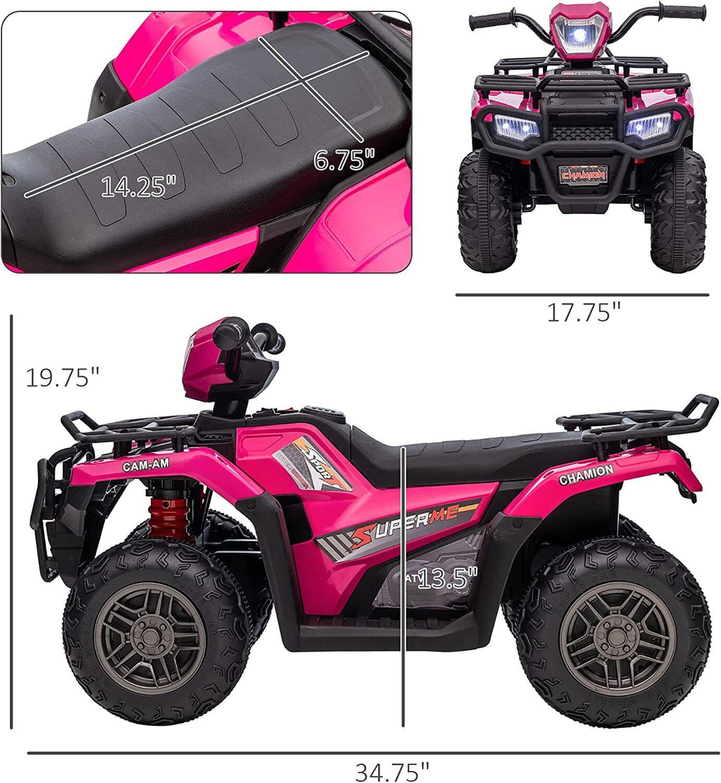 Jeep 24V/12V Kids Electric Ride-On Car with Remote Control, 3 Speeds, and LED Lights