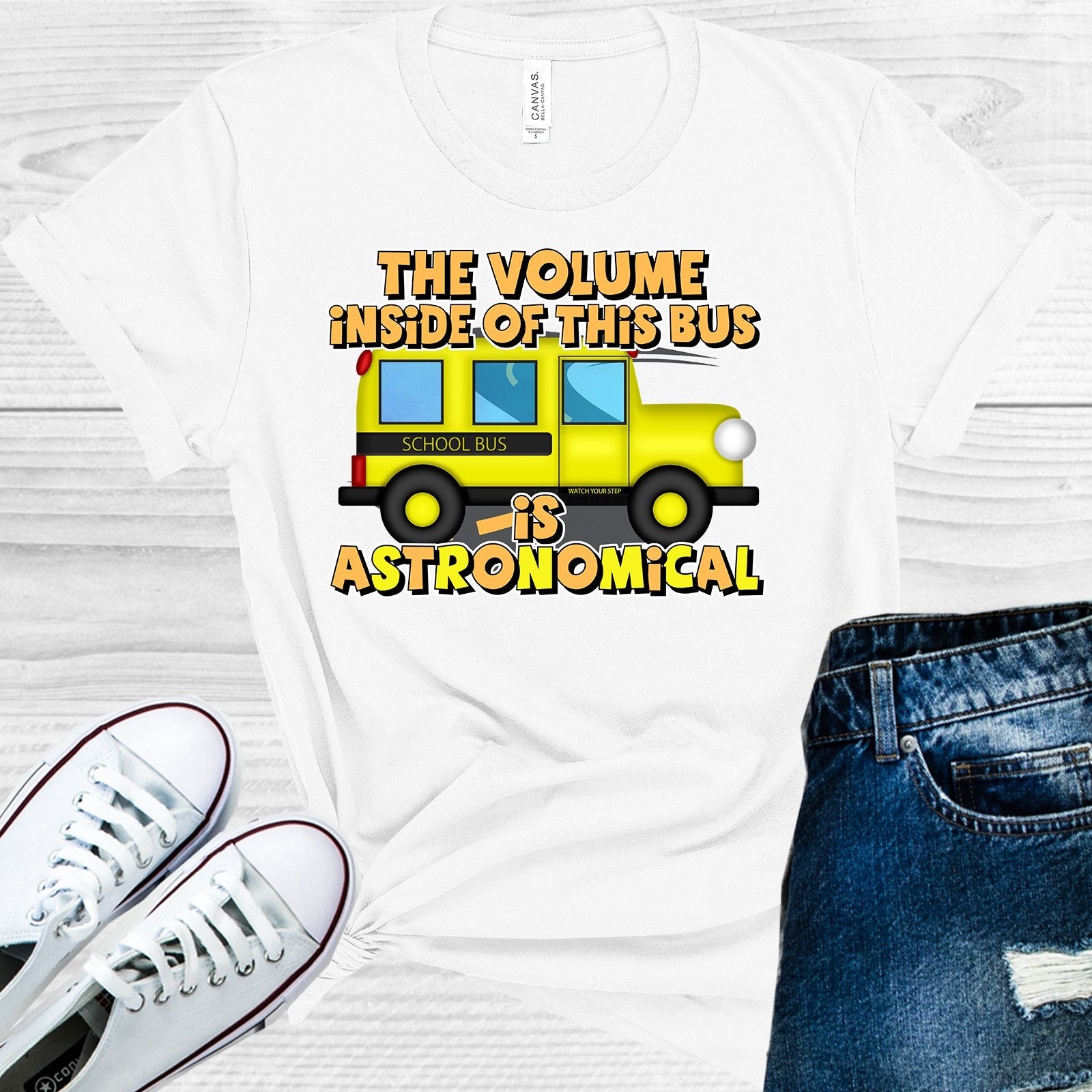 The Volume Inside of This Bus is Astronomical Graphic Tee