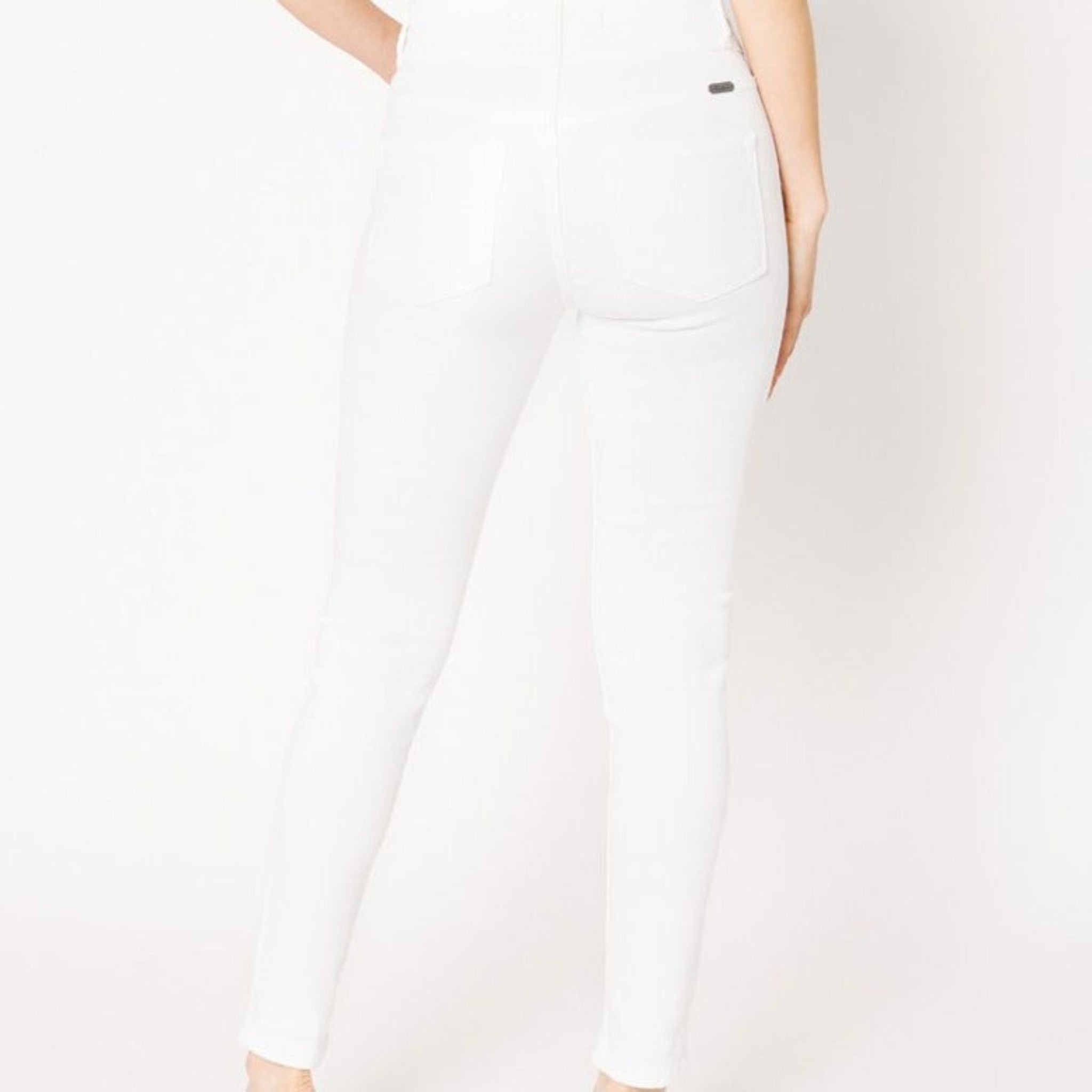 High Rise Waistband Detail Super Skinny
