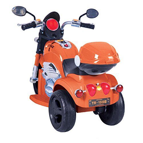 Kid Motorz 6V Orange Motorcycle Ride-On for Young Riders