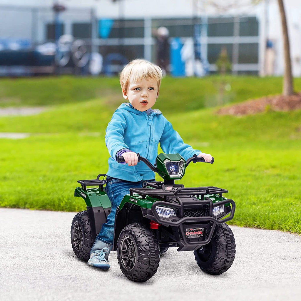 Kids Electric ATV with AUX and USB, 4-Wheeler Ride-On Car for Children - 12V