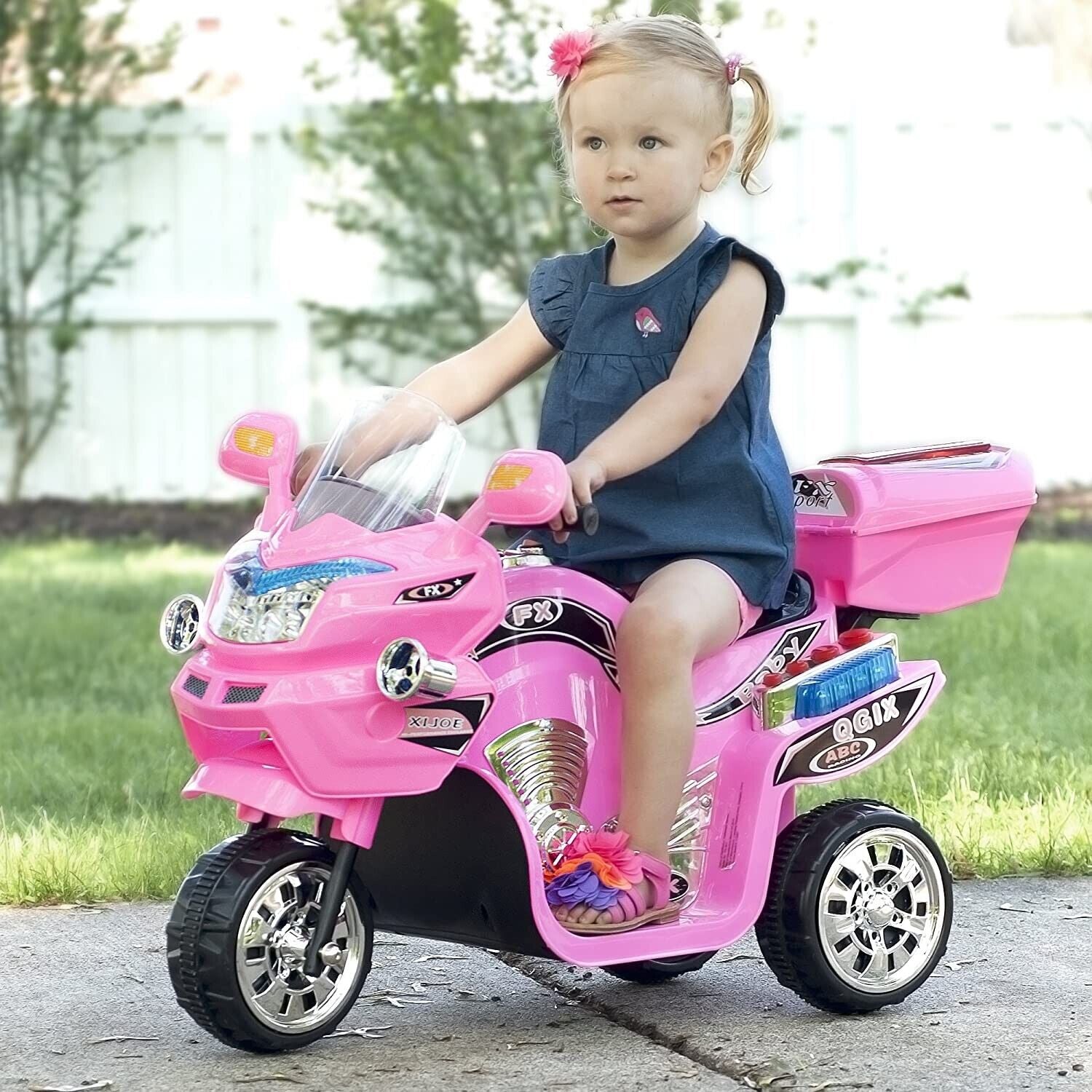Kid's 3-Wheel Electric Motorbike: Battery-Powered Ride-On Toy