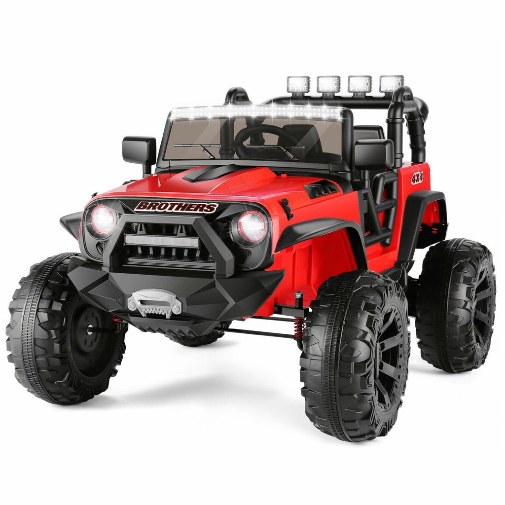 Kids Electric Jeep 24V with Remote Control, LED Lights, MP3, and USB