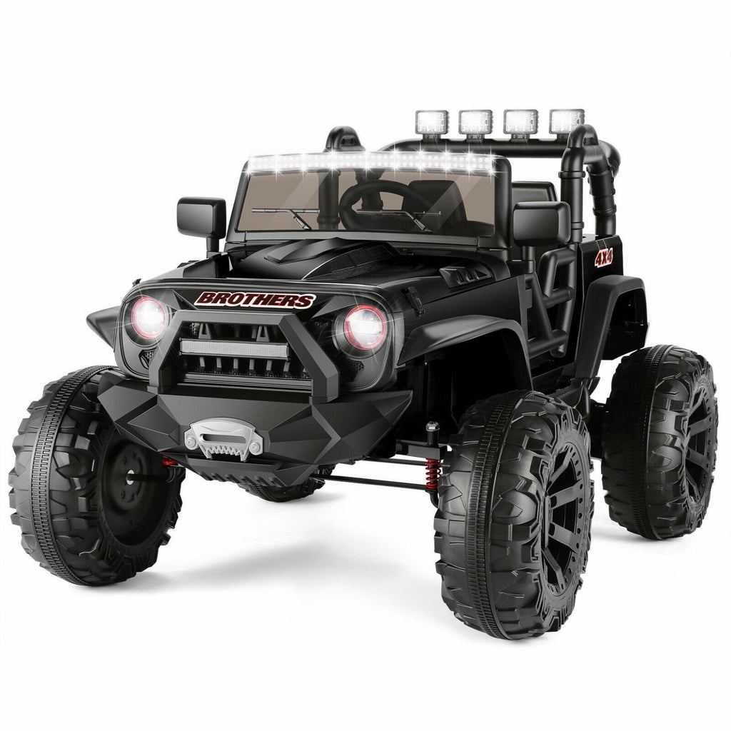 2-Seater 24V Electric Ride-On Toy Truck for Kids with Remote Control
