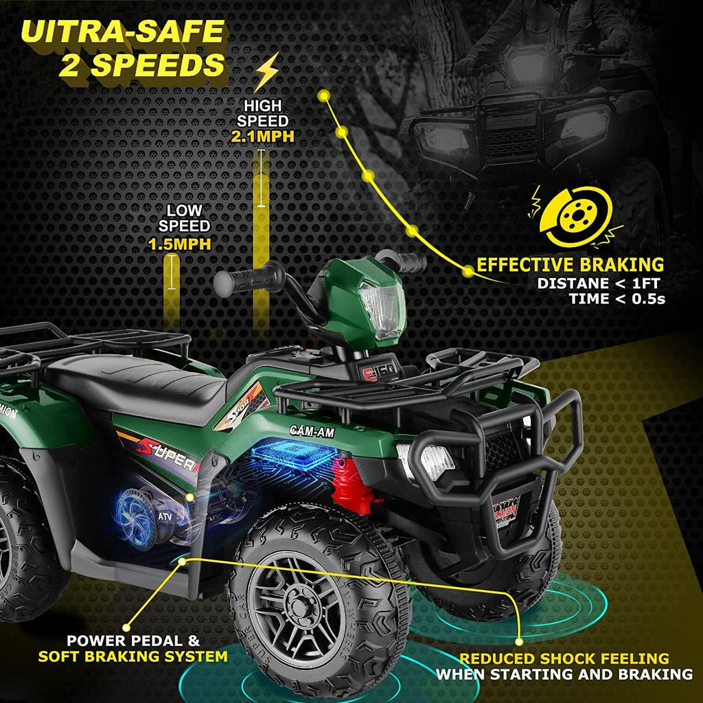 Electric Ride-On Jeep for Kids with Remote Control and 3 Speed Options - Perfect Gift for Children