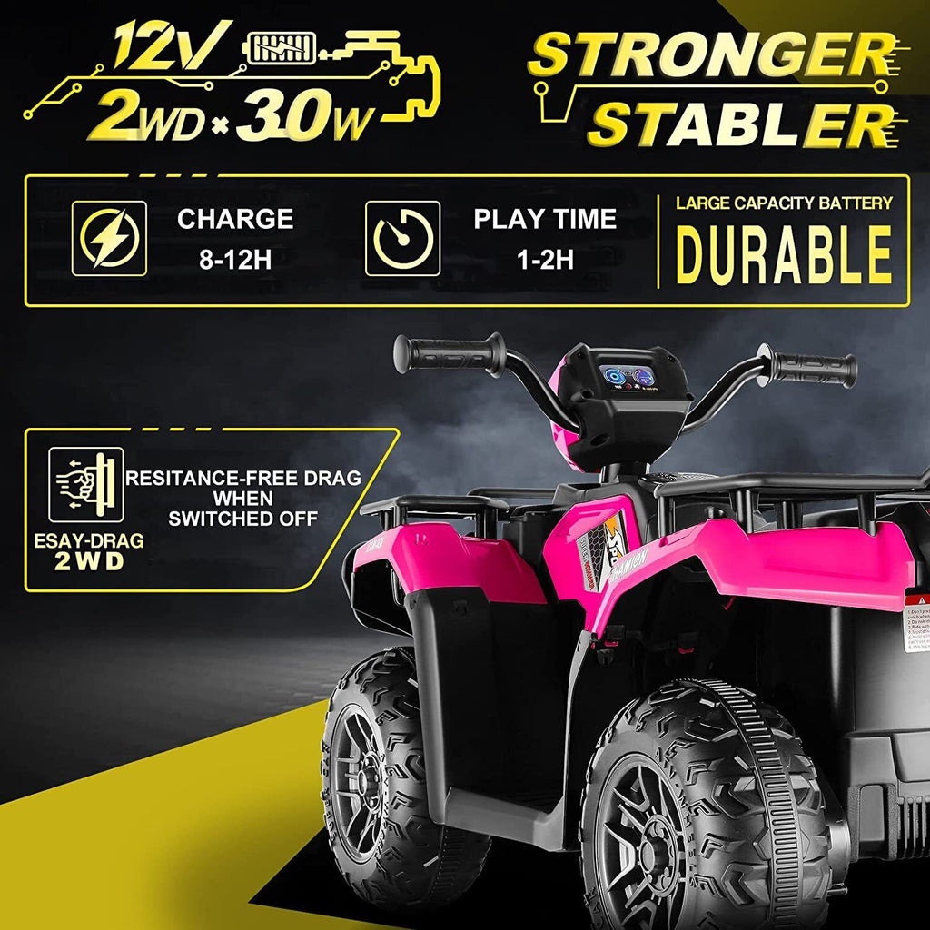 Electric Jeep Toy for Kids with Remote Control and 3 Speed Options