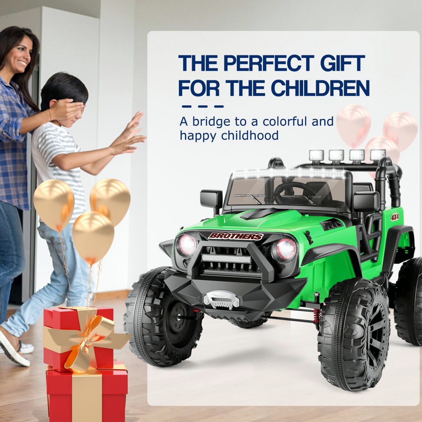 Electric Ride-On Toy Car for Kids with Remote Control - Perfect Gift for Children!