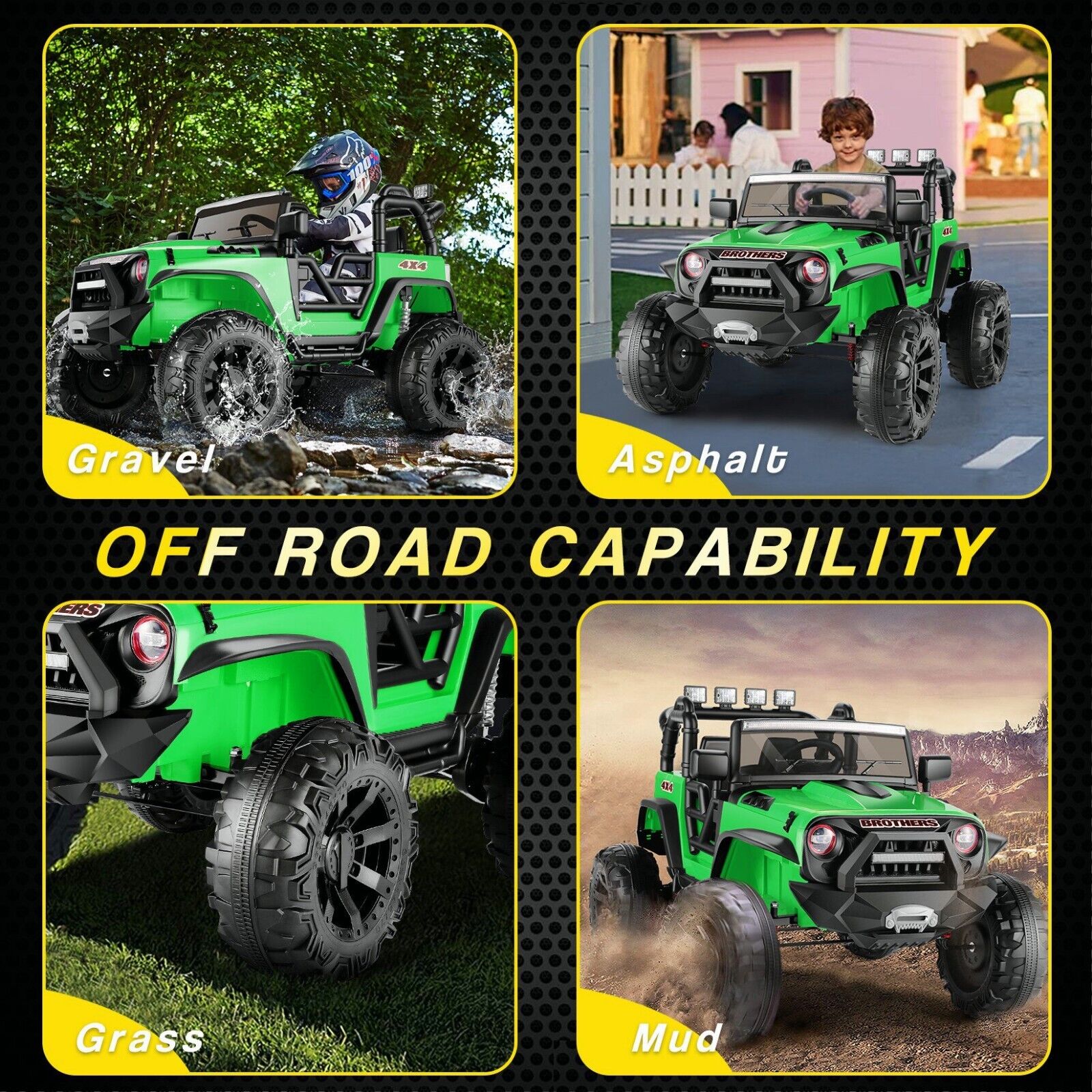 Electric Ride-On Toy Car for Kids with Remote Control and MP3 Player