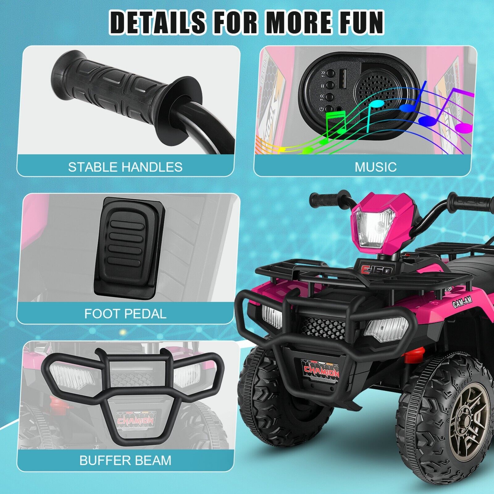 Kid Ride on Electric Car Truck with Remote Control - Perfect Gift for Children 24/12V