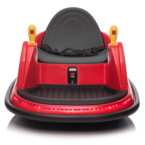 LEADZM 6V 7A.h Red Bumper Car - Exciting Fun for Kids!