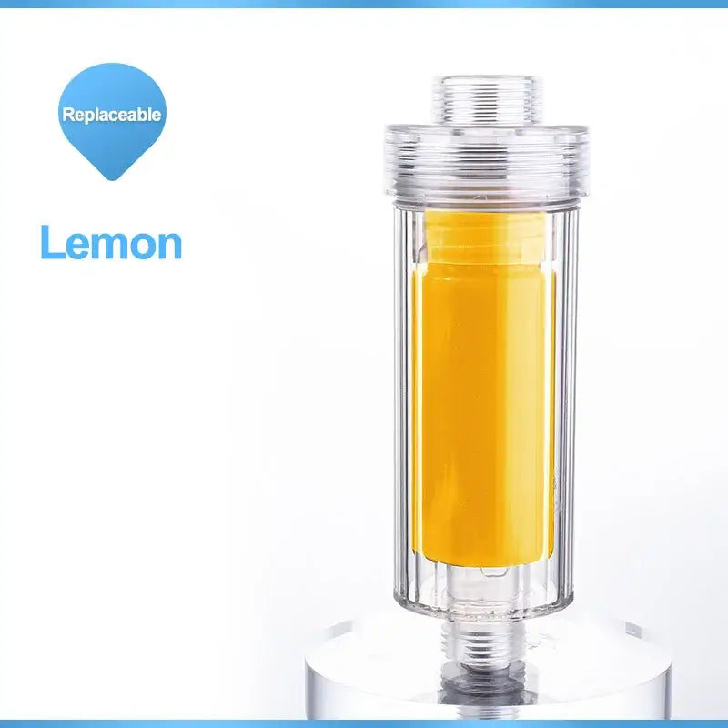Lemon vitamin c shower filter bathroom hair and skin care cartridge