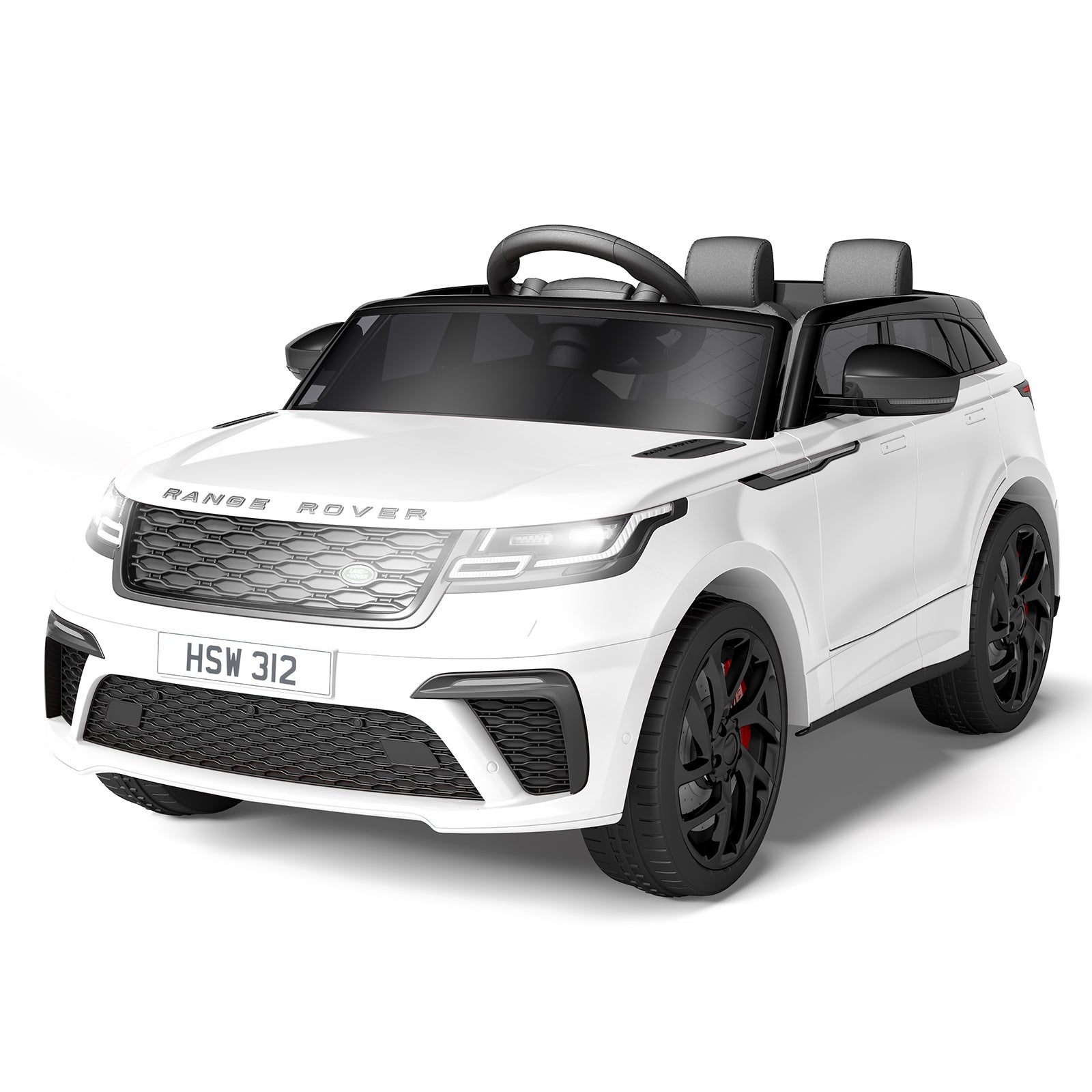 Licensed 12V Rover Electric Ride-On Car for Kids with Remote Control and Music Player