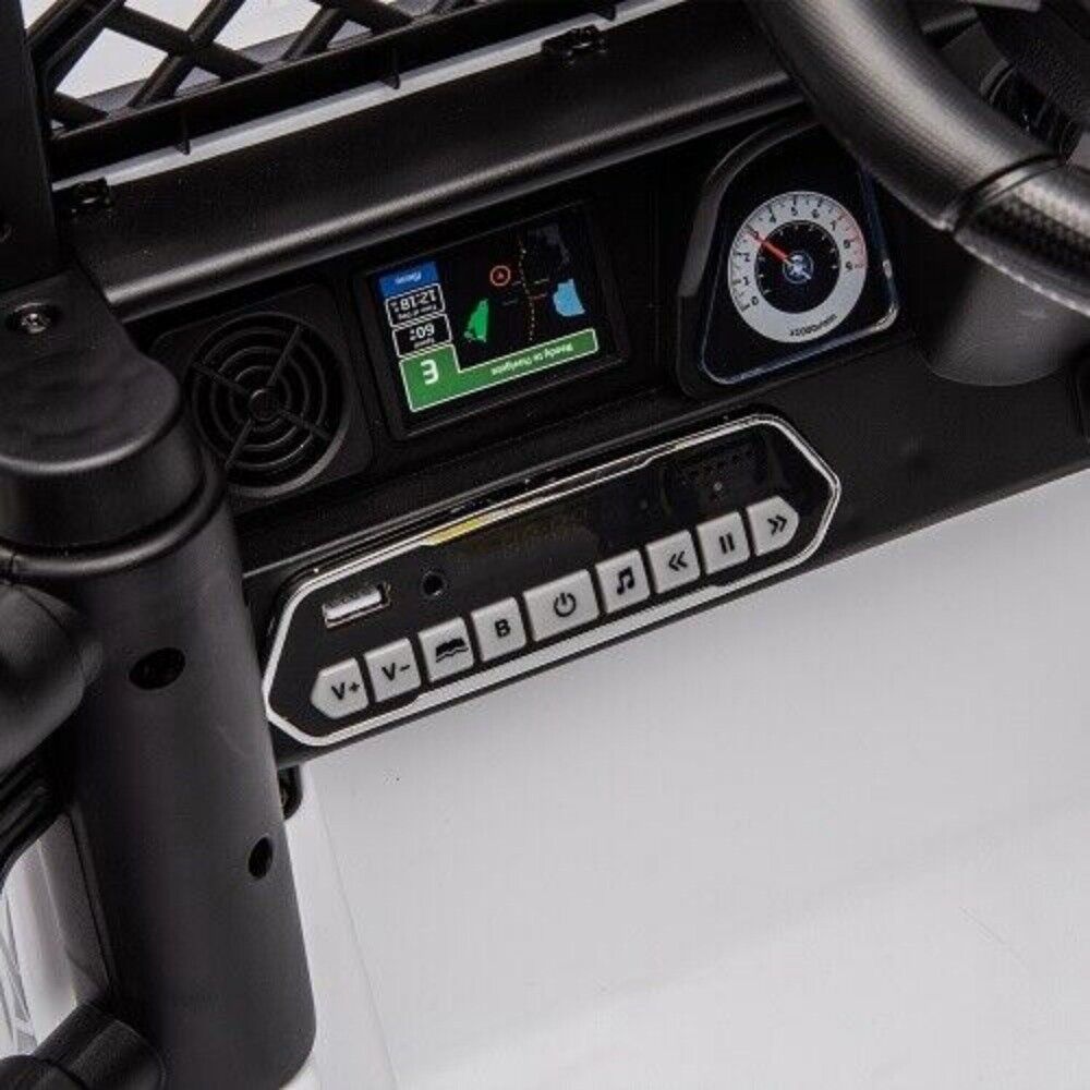 Licensed 12V Toyota FJ Cruiser Electric Ride-On Car for Kids with Remote Control and LED Lights