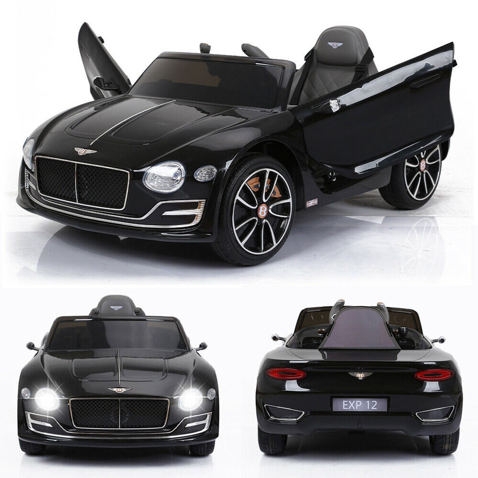 Electric Bentley Style Ride-On Car for Kids with Remote Control and MP3 Player