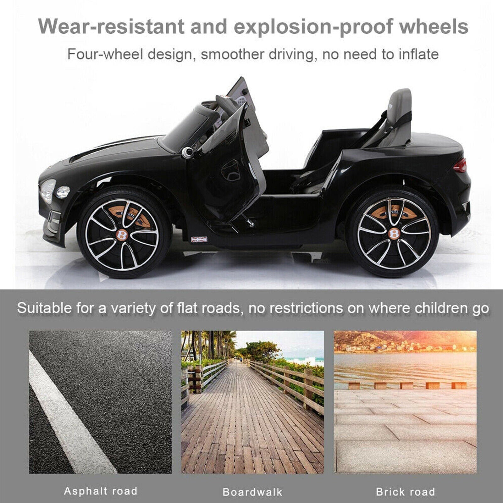 12V Kids Ride On Electric Car with Remote Control and MP3 Player - Perfect Gift for Children